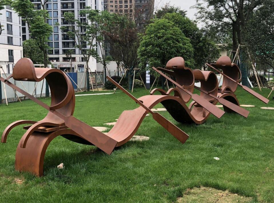 松溪锈钢板造型
